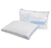 Tommy Bahama Down Alternative Pillow - Soft, Hypoallergenic Bed Pillow with Blue and White Edges for Comfortable Sleep