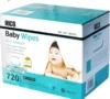 A close-up image of RICO Baby Wipes, 720-count pack, showcasing the gentle and soft texture of the wipes